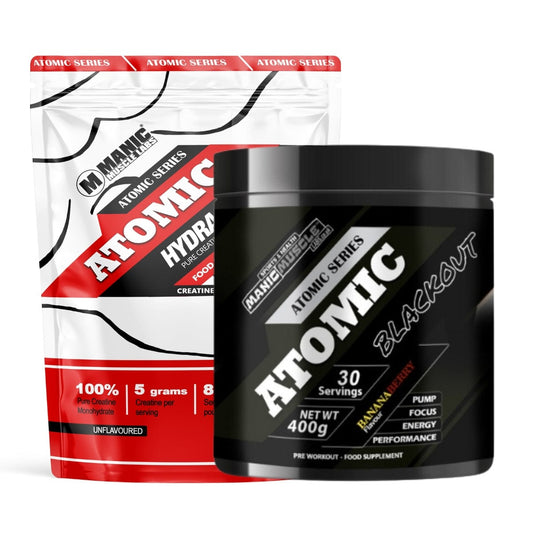 Atomic Blackout High Stim Pre-Workout &amp; Hydra-Cell 400g