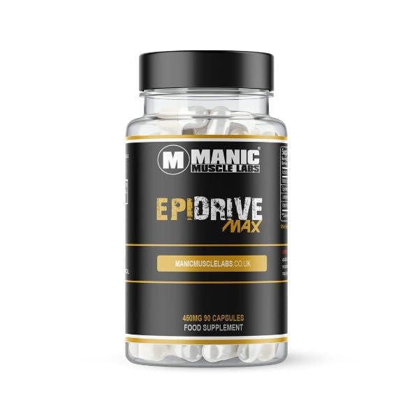 EpiDrive MAX Natural Anabolic Supplement 450mg 90 Capsules - Manic Muscle Labs