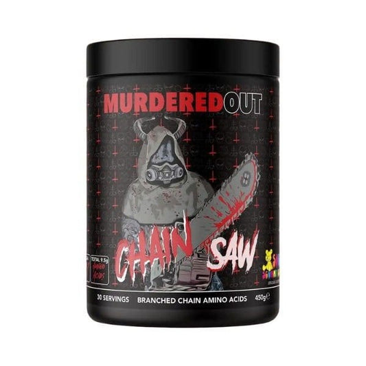 Murdered Out Chainsaw BCAA Amino Acids 450g - Manic Muscle Labs