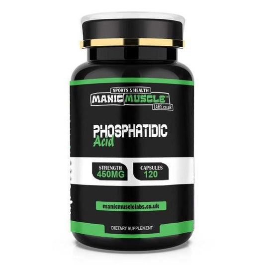 Phosphatidic Acid Natural Muscle Builder 450mg 120 Capsules - Manic Muscle Labs