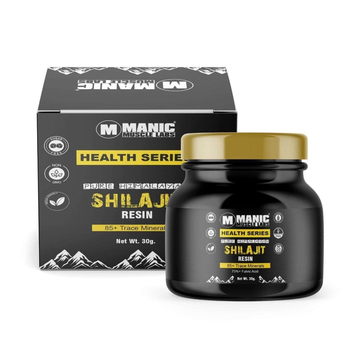 Pure Himalayan Shilajit Resin 75%+ Fulvic Acid 30g (Pre Order) - Manic Muscle Labs