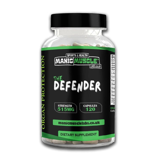 The Defender Organ Protection Cycle Support 515mg 120 Capsules - Manic Muscle Labs