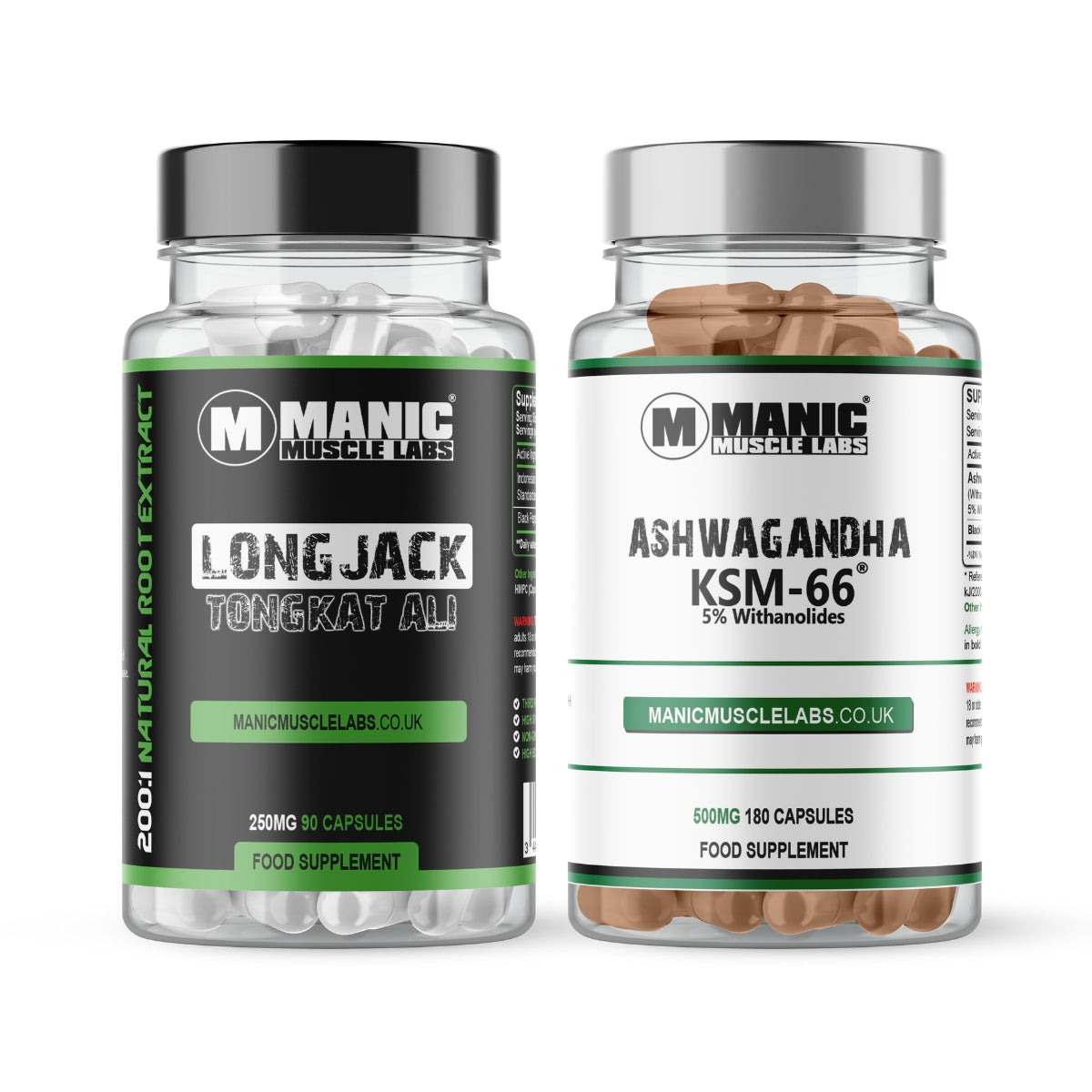 MML Tongkat Ali &amp; Ashwagandha KSM-66 Bundle