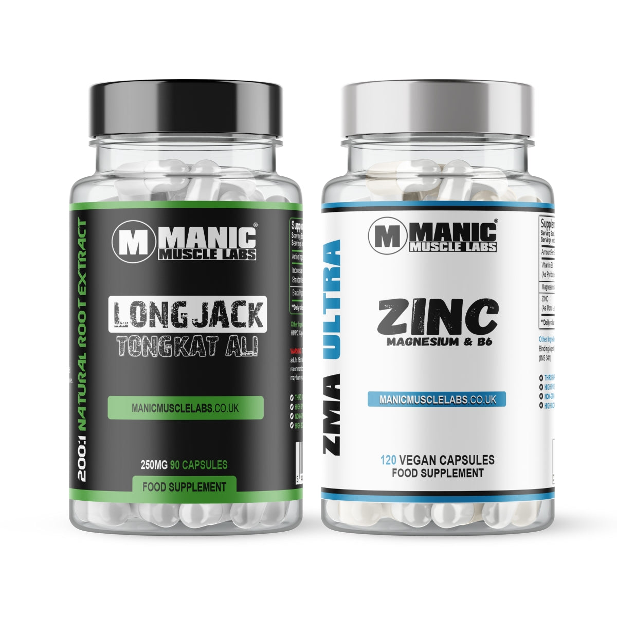 ZMA & Tongkat Ali Hormone, Mood & Sleep Support Bundle