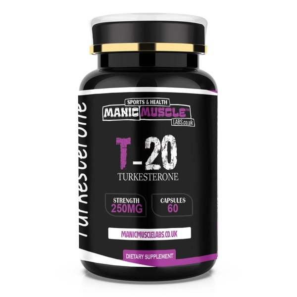 Manic Muscle Labs T-20 Turkesterone 250mg 60 Caps